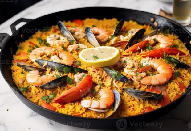 Llegó la hora de preparar una rica paella.