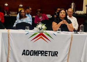 Los representantes de ONU Turismo que visitan el país y la Asociación Dominicana de Prensa Turística (Adompretur) dialogaron.