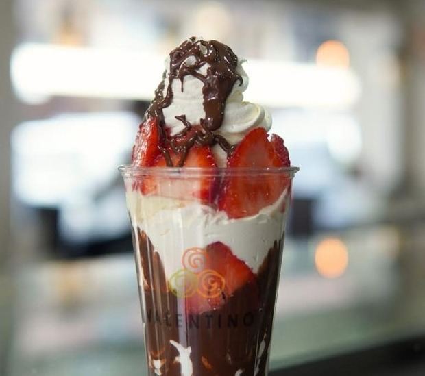 Fresa Crema propuesta de Helados Valentino