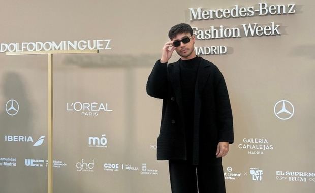 Mario Ruiz, único colombiano en lanzamiento de Adolfo Domínguez en Madrid.
