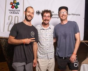 Nils Niebaum, Willy Pi y Frithjof Blaasch.