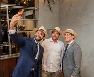 Rafael Paz, Michel Medina y Julio Cury