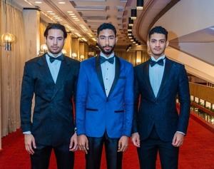 Johan Damiron, Armando Clase y Kevin Abreu.