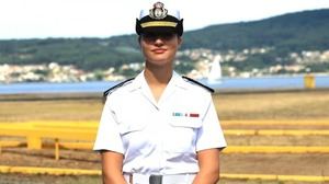 La princesa Leonor concluye su formación naval en Marín
