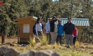 Paíno Henríquez supervisa obras en Parque Nacional Valle Nuevo