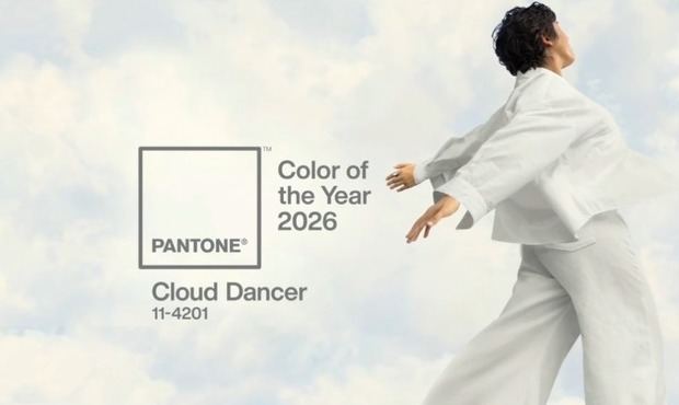 Pantone elige Cloud Dancer como Color del Año 2026.