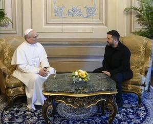 El Papa León XIV recibe a Zelenski en Castel Gandolfo
