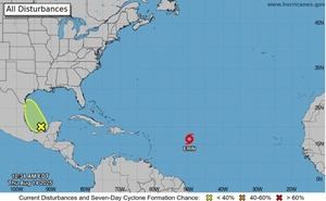 Advertencia de inundaciones en Puerto Rico por tormenta Erin