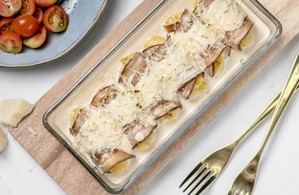 Plátanos maduros y berenjenas en una receta irresistible