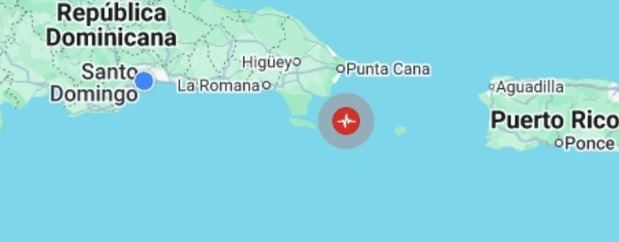 Sismo de 5.2 grados cerca de isla Saona