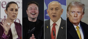 Sheinbaum, Netanyahu, Musk y Trump, entre los candidatos a 