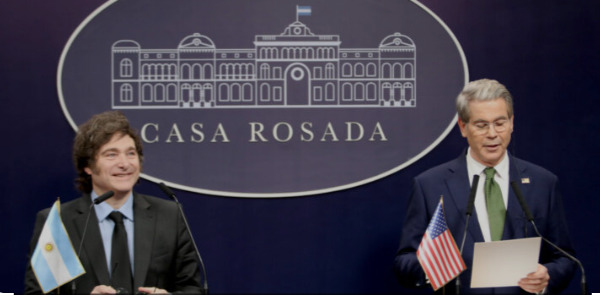 Argentina y EE.UU. inician conversaciones formales para 'comercio recíproco'.
