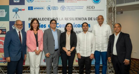 UNESCO promueve la preparación de la prensa dominicana para la cobertura de emergencias y desastres.