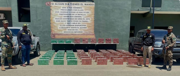 El Ejército decomisa miles de cigarrillos introducidos al país de contrabando.