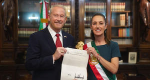 Sheinbaum recibe al nuevo embajador de EEUU en medio del optimismo y pese a las tensiones