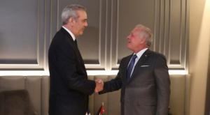 Presidente Abinader y el rey de Jordania sostienen reunión bilateral