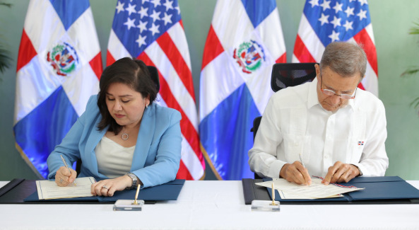 República Dominicana y Estados Unidos afianzan cooperación en materia de de lucha contra el tráfico ilícito, asistencia humanitaria y seguridad.