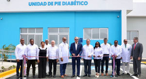Presidente Abinader deja inaugurada Unidad de Pie de Diabético en el Hospital Marcelino Vélez Santana, en Herrera