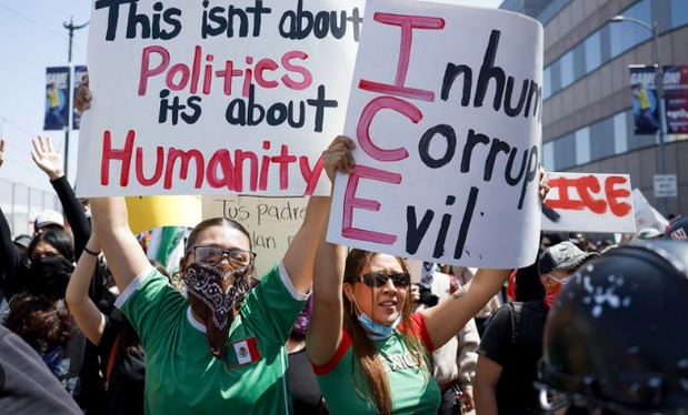 Presentan una demanda 'histórica' contra Trump por las redadas migratorias en Los Ángeles.
