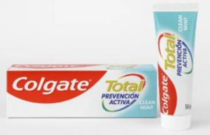 La Digemaps emite alerta de seguridad en pasta dental Colgate Total Clean Mint