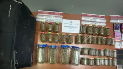 Decomisan 10 libras de marihuana y arrestan hombre en La Romana