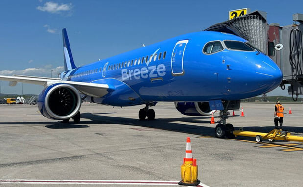 Punta Cana en el top 3 de Breeze Airways para sus vuelos fuera de EEUU.