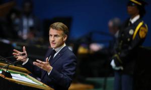 Macron aplaude "el compromiso" de Trump para acabar con la guerra en Gaza