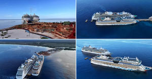 Cabo Rojo hace historia: recibe dos cruceros simultáneamente por primera vez en su puerto