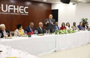 Rafael Santos Badía inicia diálogo con rectores para transformar la educación superior en RD