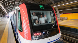Presidente Abinader pone en marcha Línea 2C del Metro de Santo Domingo