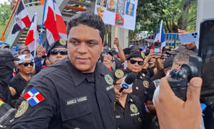 Antigua Orden protesta en La Vega tras asesinato de un ganadero a manos de un haitiano