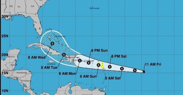 Se forma la tormenta tropical Grace.
