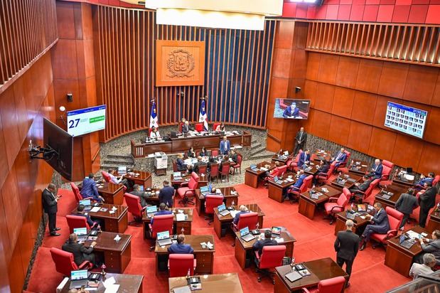 Sesión en el senado.
