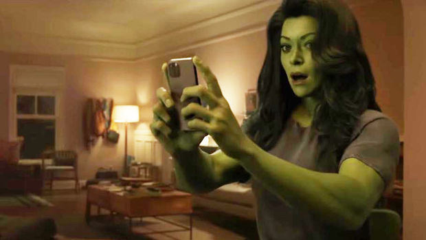 Escena de la película She-Hulk.