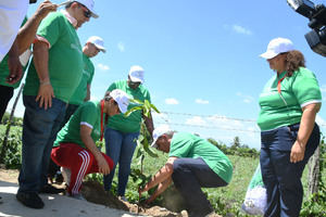 Día Olímpico arranca con siembra de árboles en Ciudad Juan Bosch