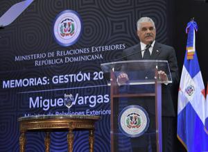 Canciller Miguel Vargas resalta 