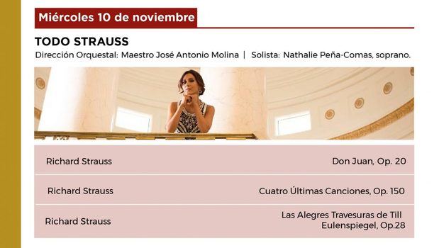 Teatro Nacional presenta concierto “Todo Strauss”