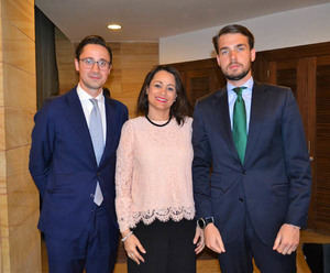 Lorenzo Hernández, Yuleana Gil y Carlos Del Valle 