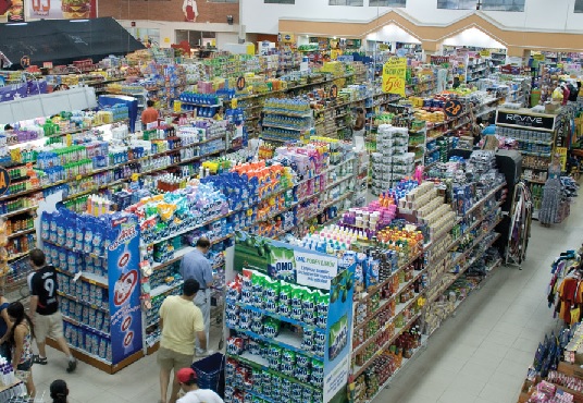 Interior de Supermercado