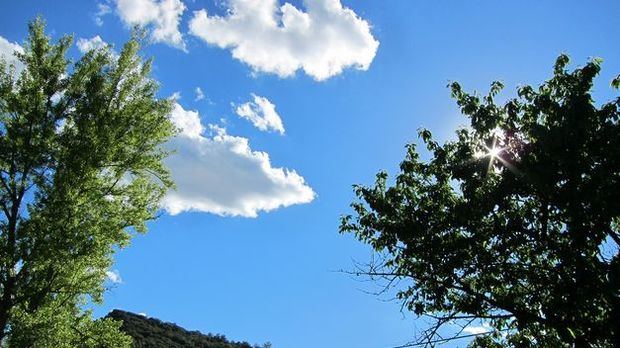 Temperaturas agradables en el país.
