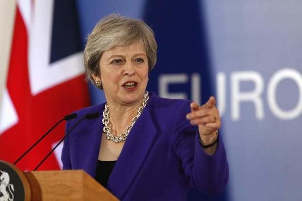 Theresa May, primera ministra de Reino Unido. 