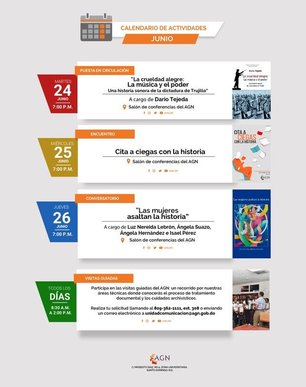 Junio en el AGN: Un mes lleno de actividades culturales y educativas