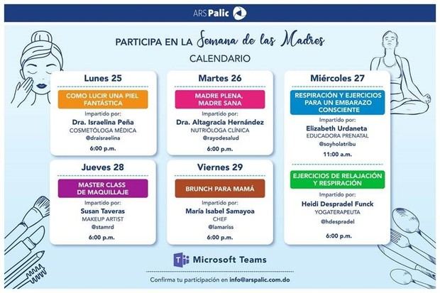 Talleres de para celebrar la Semana de las Madres.