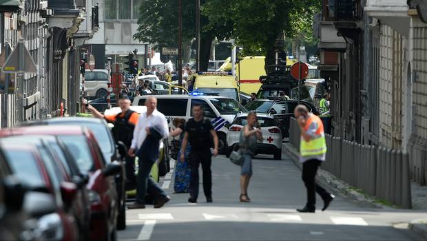 Tiroteo en Lieja, Bélgica.