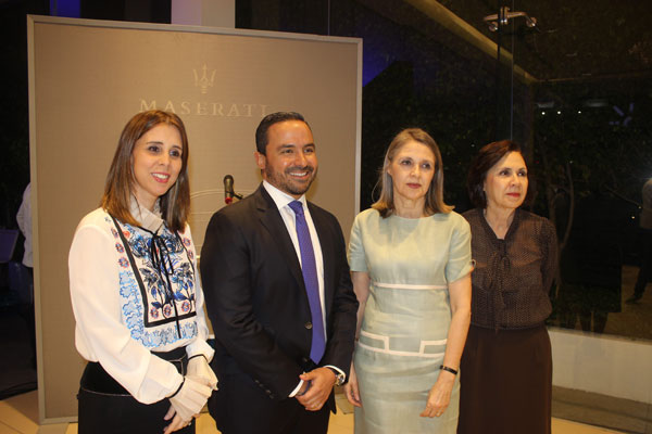 Marta Betances, Javier Tejada, Clara Reid y Georgiana Reid 