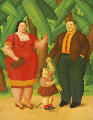 Fernando Botero. A Family, 2016.