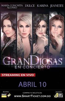 Afiche del el exitoso show musical 'GranDiosas'