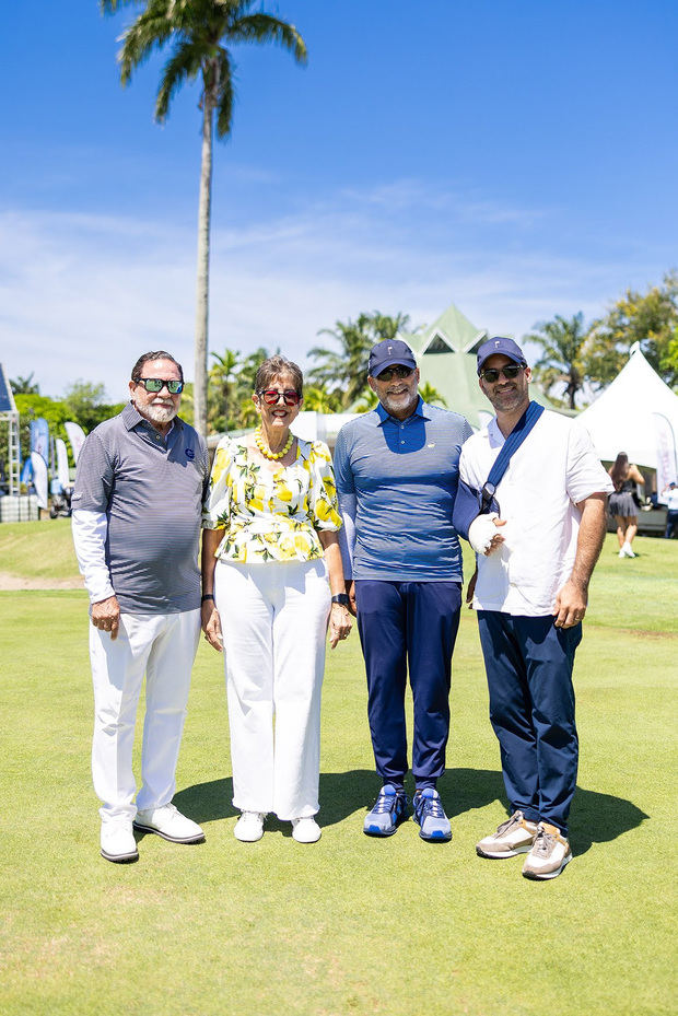 Haime Thomas Frias Carela, Ginnette Bournigal, Jose Alberto Adam y Jimmy Frias Velazquez.