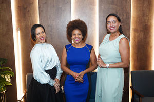 Marielle Camacho, Maribel Contreras y Angely Báez.