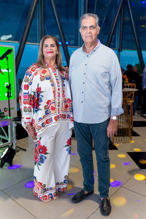 Justina Sánchez y Leo Sánchez.